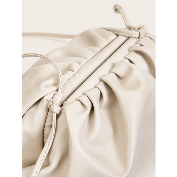 Clutch Pouch Ruched Vegan Leather - Picture 9 of 10